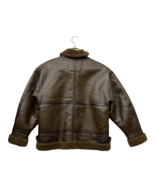 ALPHA INDUSTRIES INC（アルファインダストーリーズ）ALPHA INDUSTRIES INC (アルファインダストーリーズ) B-3 フェイクムートンジャケット ブラウン サイズ:SIZEMの古着・服飾アイテム