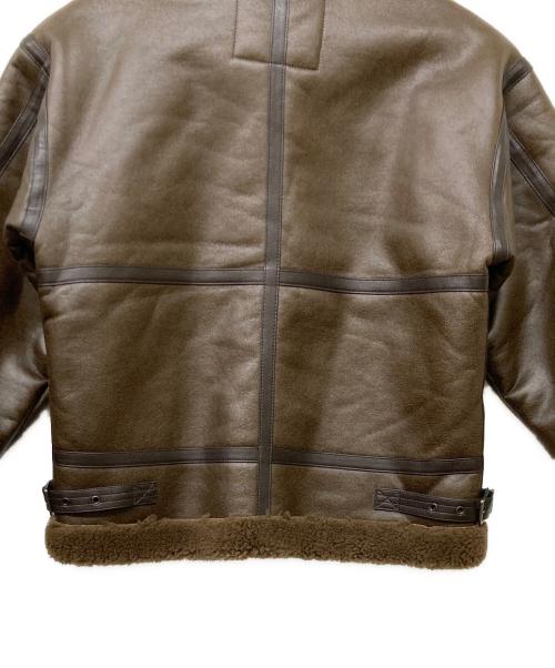 ALPHA INDUSTRIES INC（アルファインダストーリーズ）ALPHA INDUSTRIES INC (アルファインダストーリーズ) B-3 フェイクムートンジャケット ブラウン サイズ:SIZEMの古着・服飾アイテム