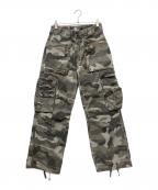 rosen kreuzローゼンクロイツ）の古着「camouflage cargo pants/カモフラージュカーゴパンツ」｜グレー