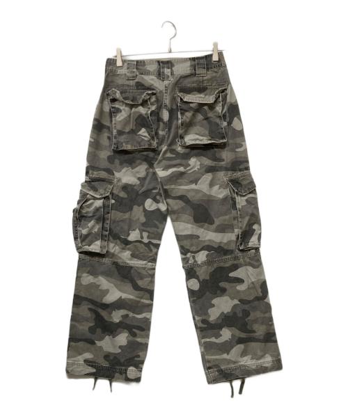 rosen kreuz（ローゼンクロイツ）rosen kreuz (ローゼンクロイツ) camouflage cargo pants/カモフラージュカーゴパンツ グレー サイズ:sizeMの古着・服飾アイテム