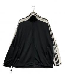 adidas（アディダス）の古着「MEGABREAK JACKET BLACK/メガブレイク ジャケット ブラック」｜ブラック×ホワイト