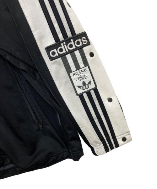 adidas（アディダス）adidas (アディダス) MEGABREAK JACKET BLACK/メガブレイク ジャケット ブラック ブラック×ホワイト サイズ:XLの古着・服飾アイテム