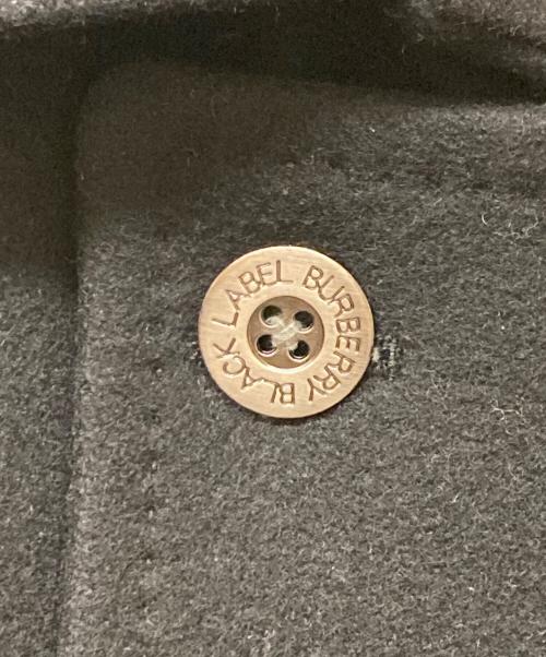 BURBERRY BLACK LABEL（バーバリーブラックレーベル）BURBERRY BLACK LABEL (バーバリーブラックレーベル) カシミヤブレンドウールPコート ブラック サイズ:Lの古着・服飾アイテム