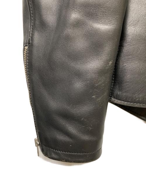 KADOYA（カドヤ）KADOYA (カドヤ) ライナー付きシングルレザーライダースジャケット ブラック サイズ:3Lの古着・服飾アイテム