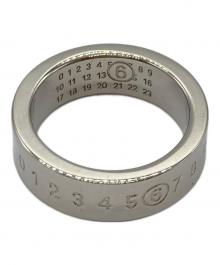 MM6 Maison Margiela（エムエムシックスメゾンマルジェラ）の古着「Numeric Minimal Signature リング/ニューメリック ミニマル シグネチャー リング」｜シルバー