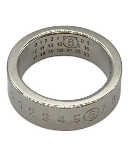 MM6 Maison Margiela（エムエムシックスメゾンマルジェラ）MM6 Maison Margiela (エムエムシックスメゾンマルジェラ) Numeric Minimal Signature リング/ニューメリック ミニマル シグネチャー リング シルバー サイズ:-の古着・服飾アイテム
