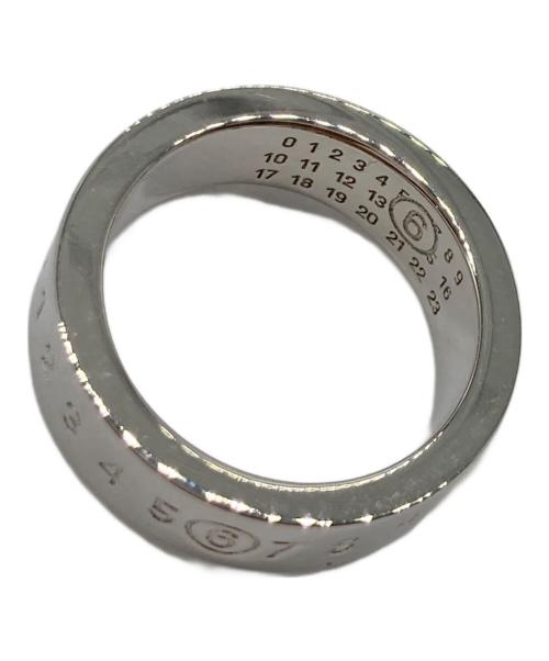 MM6 Maison Margiela（エムエムシックスメゾンマルジェラ）MM6 Maison Margiela (エムエムシックスメゾンマルジェラ) Numeric Minimal Signature リング/ニューメリック ミニマル シグネチャー リング シルバー サイズ:-の古着・服飾アイテム