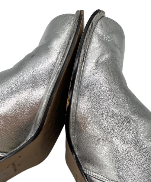 ALM.（アルム）ALM. (アルム) ADELA LEATHER BOOTS(アデラ レザー ブーツ) シルバー サイズ:SIZE24㎝の古着・服飾アイテム