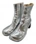 ALM.（アルム）の古着「ADELA LEATHER BOOTS(アデラ レザー ブーツ)」｜シルバー