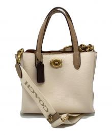 COACH（コーチ）の古着「ウィロウ トート バッグ 18」｜アイボリー