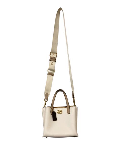 COACH（コーチ）COACH (コーチ) ウィロウ トート バッグ 18 アイボリーの古着・服飾アイテム