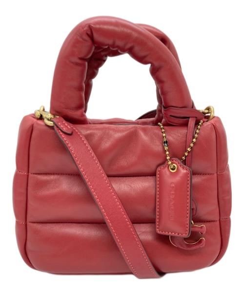 COACH（コーチ）COACH (コーチ) ミニピロートート レッドの古着・服飾アイテム