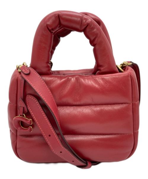 COACH（コーチ）COACH (コーチ) ミニピロートート レッドの古着・服飾アイテム