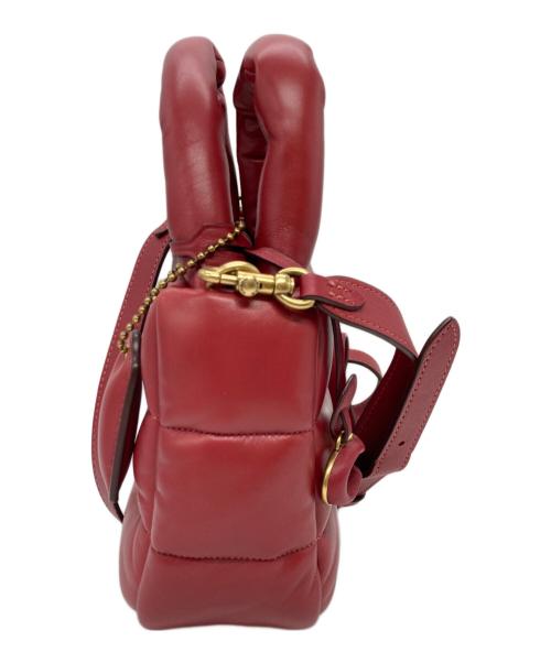 COACH（コーチ）COACH (コーチ) ミニピロートート レッドの古着・服飾アイテム
