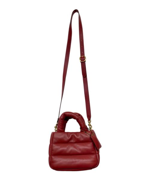 COACH（コーチ）COACH (コーチ) ミニピロートート レッドの古着・服飾アイテム