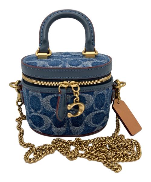COACH（コーチ）COACH (コーチ) Trail Crossbody 12 In Signature Denim(トレイル クロスボディ 12 イン シグネチャー デニム) インディゴの古着・服飾アイテム