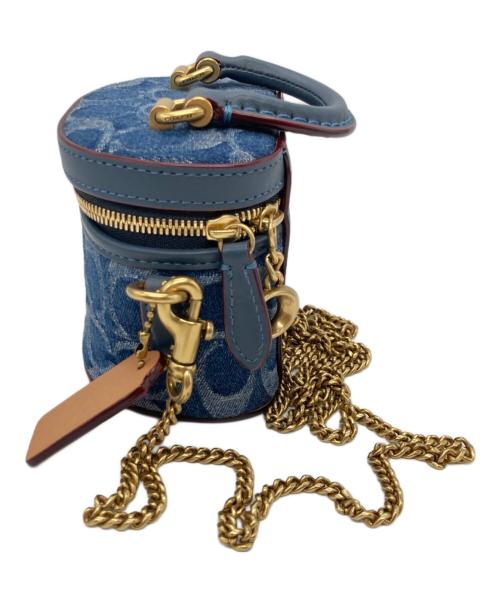 COACH（コーチ）COACH (コーチ) Trail Crossbody 12 In Signature Denim(トレイル クロスボディ 12 イン シグネチャー デニム) インディゴの古着・服飾アイテム
