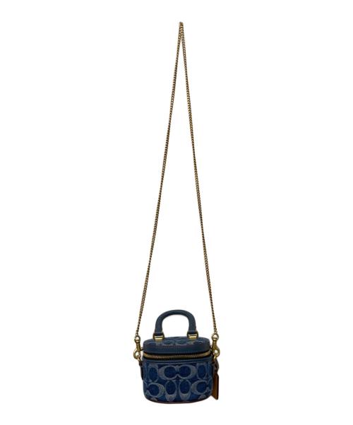 COACH（コーチ）COACH (コーチ) Trail Crossbody 12 In Signature Denim(トレイル クロスボディ 12 イン シグネチャー デニム) インディゴの古着・服飾アイテム