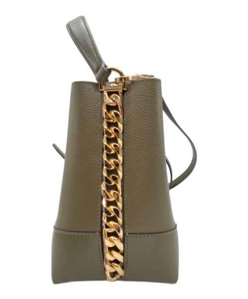 MICHAEL KORS（マイケルコース）MICHAEL KORS (マイケルコース) バケットバッグ オリーブの古着・服飾アイテム