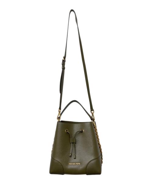 MICHAEL KORS（マイケルコース）MICHAEL KORS (マイケルコース) バケットバッグ オリーブの古着・服飾アイテム