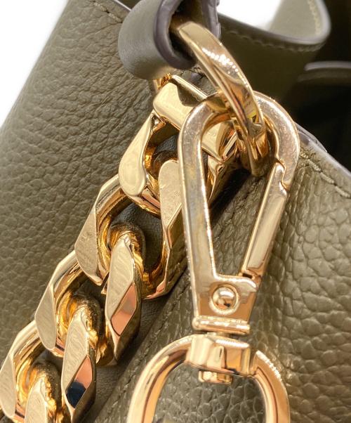 MICHAEL KORS（マイケルコース）MICHAEL KORS (マイケルコース) バケットバッグ オリーブの古着・服飾アイテム