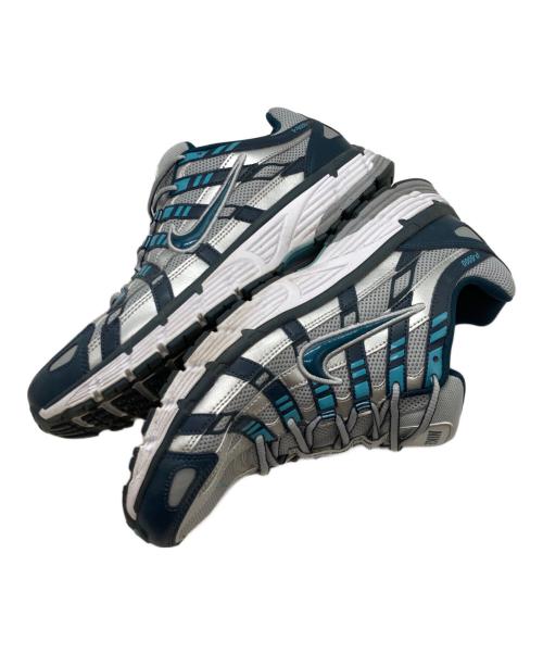 NIKE（ナイキ）NIKE (ナイキ) P-6000 armory navy/metallic silver(ピーろくせん アーモリーネイビー／メタリックシルバー) シルバー×ブルー サイズ:SIZE28.5㎝の古着・服飾アイテム