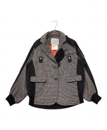 MAISON MAVERICK PRESENTS（メゾン マヴェリック プレゼンツ）の古着「ジャケット」｜グレー×ブラック