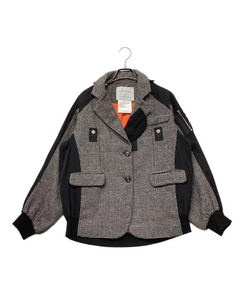 MAISON MAVERICK PRESENTS（メゾン マヴェリック プレゼンツ）MAISON MAVERICK PRESENTS (メゾン マヴェリック プレゼンツ) ジャケット グレー×ブラック サイズ:sizeMの古着・服飾アイテム