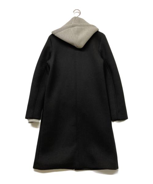 ZARA（ザラ）ZARA (ザラ) デタッチャブルフードコントラストコート グレー×ブラック サイズ:SIZEXSの古着・服飾アイテム