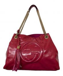 GUCCI（グッチ）の古着「ソーホー チェーン ショルダーバッグ」｜レッド