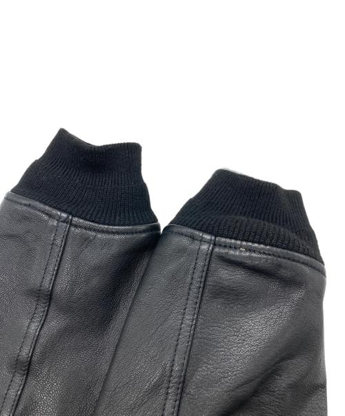 AVIREX（アヴィレックス）AVIREX (アヴィレックス) 40th ANNIV LEATHER MA-1 STREAK EAGLE/フォーティーテンス アニバーサリー レザー エムエーワン ストリーク イーグル ブラック サイズ:2XLの古着・服飾アイテム