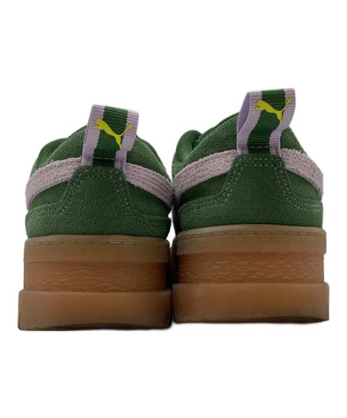 PUMA（プーマ）PUMA (プーマ) MAYZE LIBERTY GREENER PASTURES PASTEL LILAC シューズ グリーン サイズ:23.5の古着・服飾アイテム