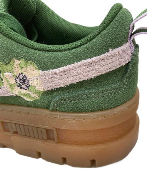 PUMA（プーマ）PUMA (プーマ) MAYZE LIBERTY GREENER PASTURES PASTEL LILAC シューズ グリーン サイズ:23.5の古着・服飾アイテム