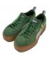 PUMA（プーマ）の古着「MAYZE LIBERTY GREENER PASTURES PASTEL LILAC シューズ」｜グリーン