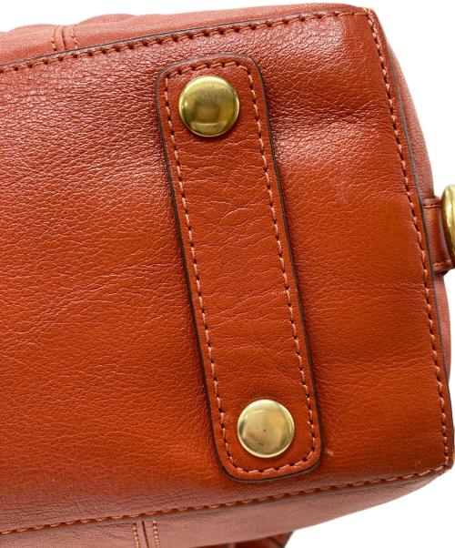 COACH（コーチ）COACH (コーチ) Ashley Satchel Leather Handbag/アシュレイ サッチェル レザー ハンドバッグ エンジの古着・服飾アイテム