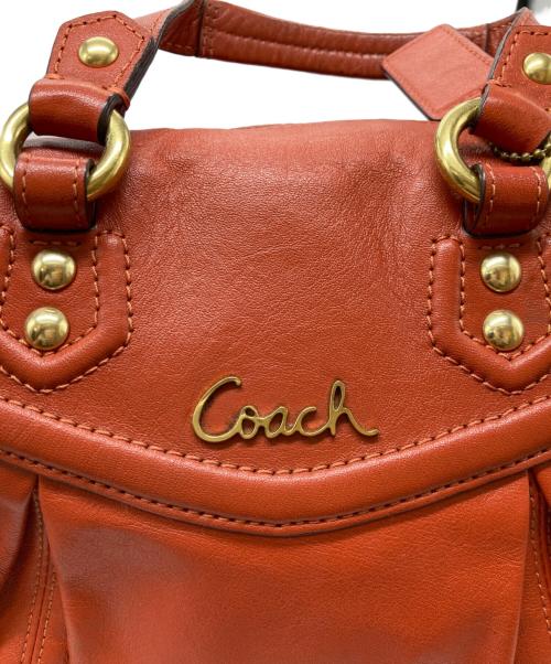 COACH（コーチ）COACH (コーチ) Ashley Satchel Leather Handbag/アシュレイ サッチェル レザー ハンドバッグ エンジの古着・服飾アイテム