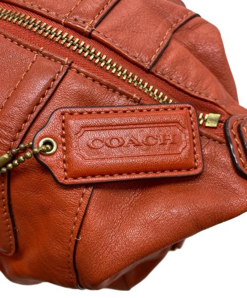COACH（コーチ）COACH (コーチ) Ashley Satchel Leather Handbag/アシュレイ サッチェル レザー ハンドバッグ エンジの古着・服飾アイテム