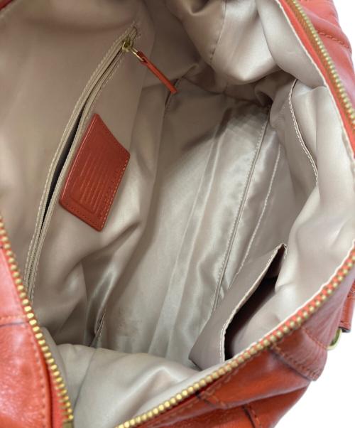 COACH（コーチ）COACH (コーチ) Ashley Satchel Leather Handbag/アシュレイ サッチェル レザー ハンドバッグ エンジの古着・服飾アイテム