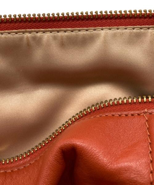 COACH（コーチ）COACH (コーチ) Ashley Satchel Leather Handbag/アシュレイ サッチェル レザー ハンドバッグ エンジの古着・服飾アイテム