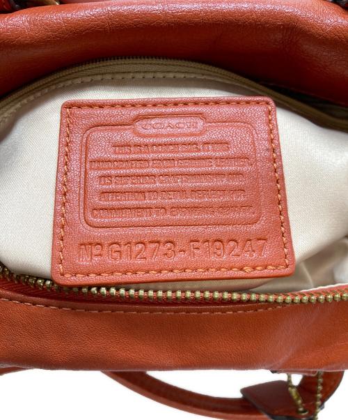 COACH（コーチ）COACH (コーチ) Ashley Satchel Leather Handbag/アシュレイ サッチェル レザー ハンドバッグ エンジの古着・服飾アイテム