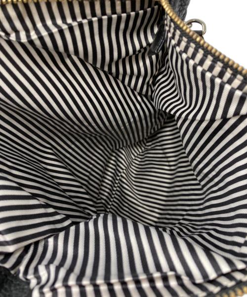 Kate Spade（ケイトスペード）Kate Spade (ケイトスペード) フラップレザーセミショルダーバッグ ブラックの古着・服飾アイテム