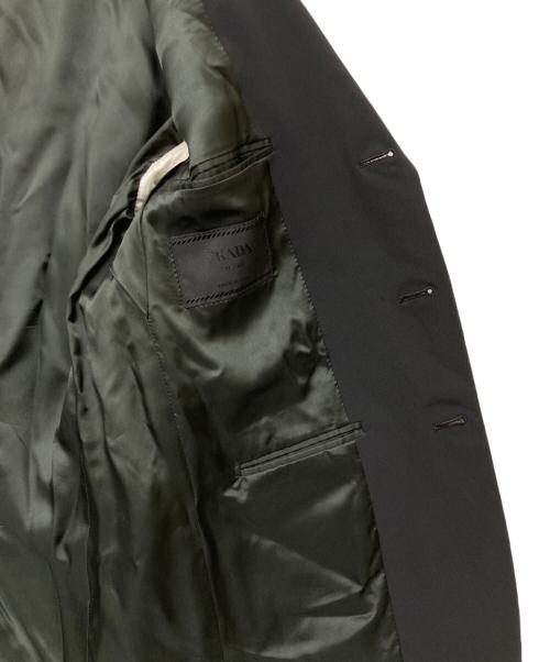 PRADA（プラダ）PRADA (プラダ) 段返り3Bセットアップスーツ ブラック サイズ:SIZE46の古着・服飾アイテム