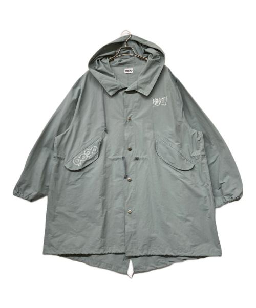 9090（9090）9090 (9090) 9090 Angel Snow Parka(ナインティナインティ エンジェル スノー パーカー) スカイブルー サイズ:sizeMの古着・服飾アイテム