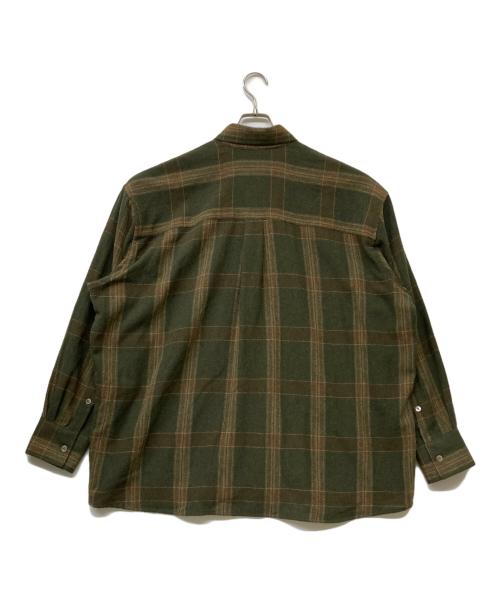 OUR LEGACY（アワーレガシー）OUR LEGACY (アワーレガシー) BORROWED BD SHIRT GREEN COLUMBIA CHECK/ボロバード ビーディー シャツ グリーン コロンビア チェック オリーブ サイズ:48の古着・服飾アイテム