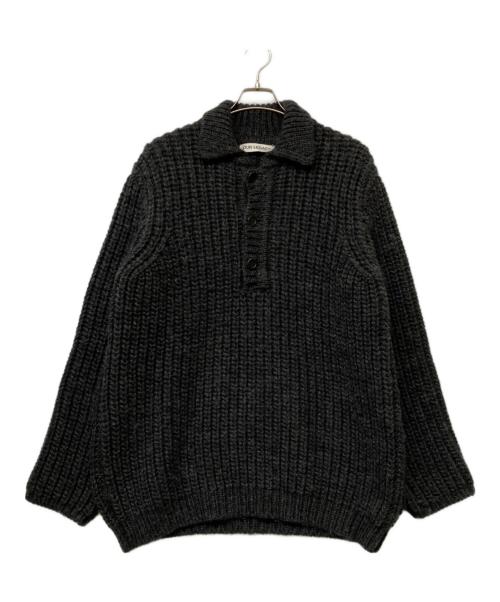 OUR LEGACY（アワーレガシー）OUR LEGACY (アワーレガシー) 22AW BIG PIQUET WOLF GREY CHUNKY WOOL/ビッグ・ピケ・ウルフ・グレイ・チャンキー・ウール ブラック サイズ:46の古着・服飾アイテム