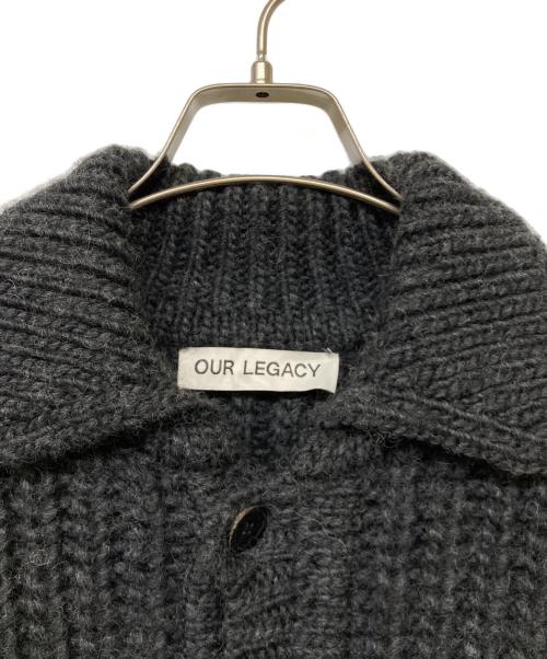 OUR LEGACY（アワーレガシー）OUR LEGACY (アワーレガシー) 22AW BIG PIQUET WOLF GREY CHUNKY WOOL/ビッグ・ピケ・ウルフ・グレイ・チャンキー・ウール ブラック サイズ:46の古着・服飾アイテム