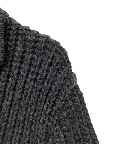 OUR LEGACY（アワーレガシー）OUR LEGACY (アワーレガシー) 22AW BIG PIQUET WOLF GREY CHUNKY WOOL/ビッグ・ピケ・ウルフ・グレイ・チャンキー・ウール ブラック サイズ:46の古着・服飾アイテム