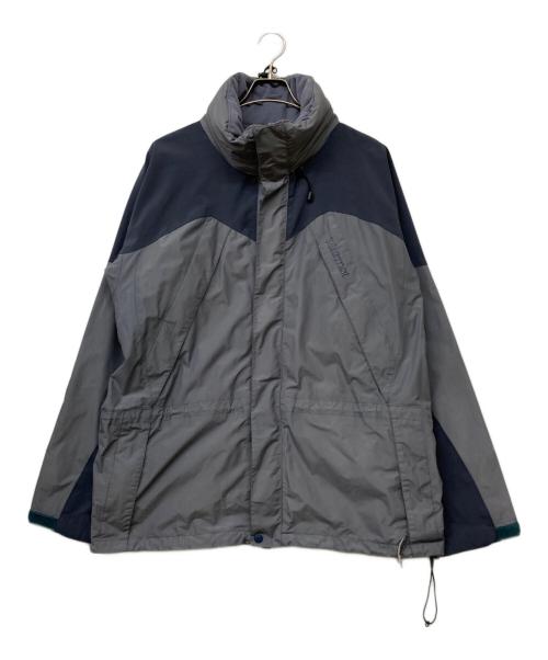 MARMOT（マーモット）Marmot (マーモット) ロゴ刺繍シェルジャケット グレー サイズ:Lの古着・服飾アイテム