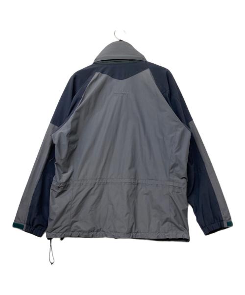 MARMOT（マーモット）Marmot (マーモット) ロゴ刺繍シェルジャケット グレー サイズ:Lの古着・服飾アイテム