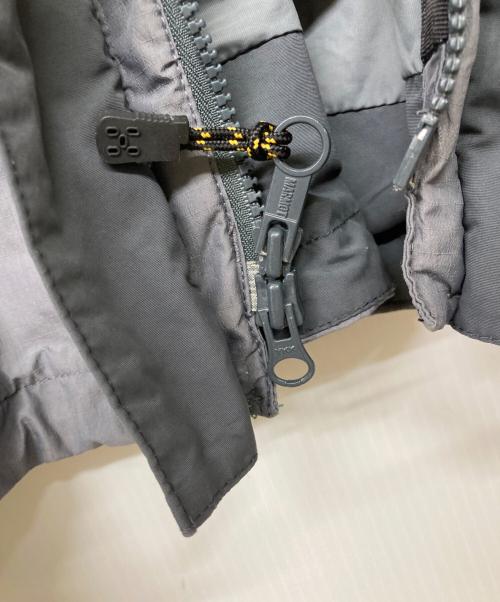 MARMOT（マーモット）Marmot (マーモット) ロゴ刺繍シェルジャケット グレー サイズ:Lの古着・服飾アイテム